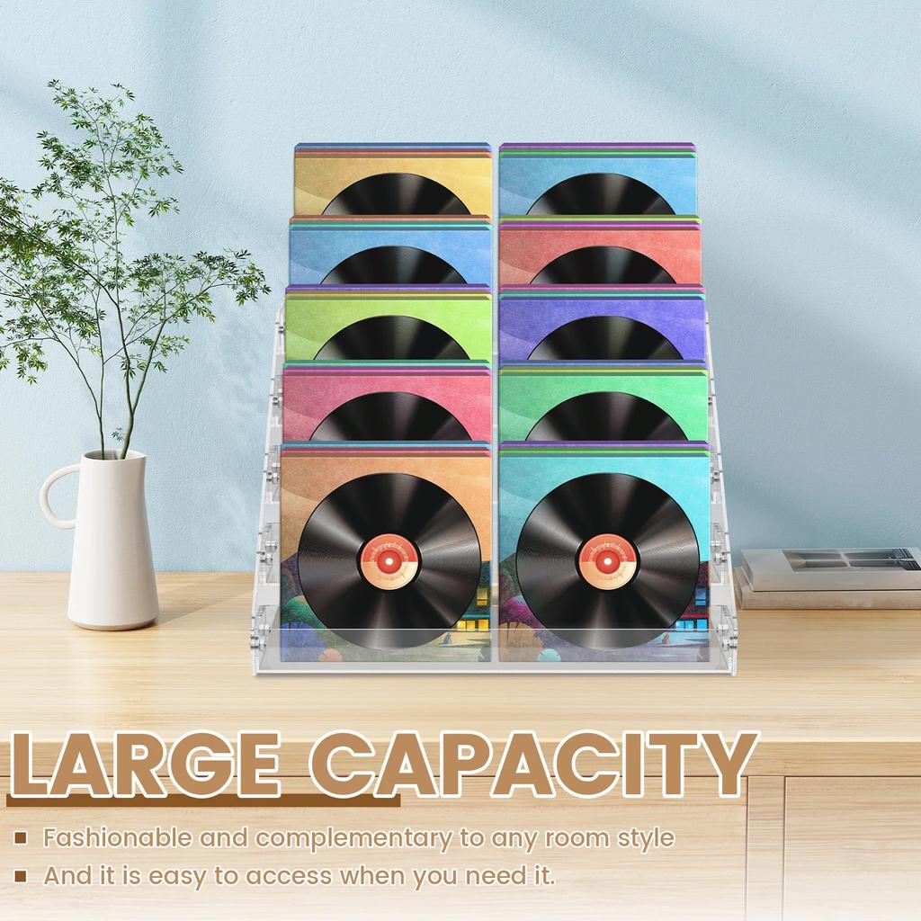 4/5 Tiers Acrylic Shelf Display stand Transparent Figures Showcase Cosmetic Makeup Perfume Doll CD DVD Blind box display rack