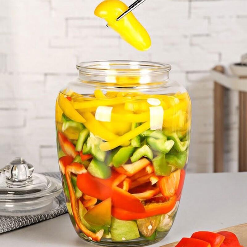 Homeglen 4-Piece Glass Storage Jar Set