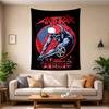 Custom Name Anthrax Skull Tapestry Wall Hanging for Bedroom, Living Room & Dorm Decor, Modern Home Wall Art