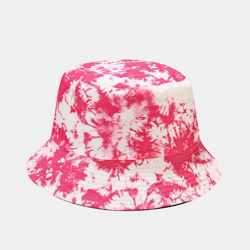 3D Printed Pattern Fisherman Hat Tie Dye Double-sided Basin Hat for Men Women Summer Outdoor Sun Protection Sunshade Hat