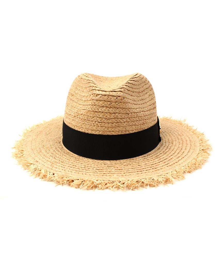 Yunibeosyeolkemiseuteuli Gold Metal Natural Fedora Summer Fedora