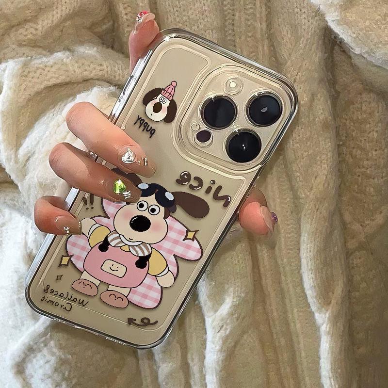 

Милий чохол для телефону з цуценям з великими вухами для iPhone 15/14/13/12/XS/Max Apple 15 Pro Max