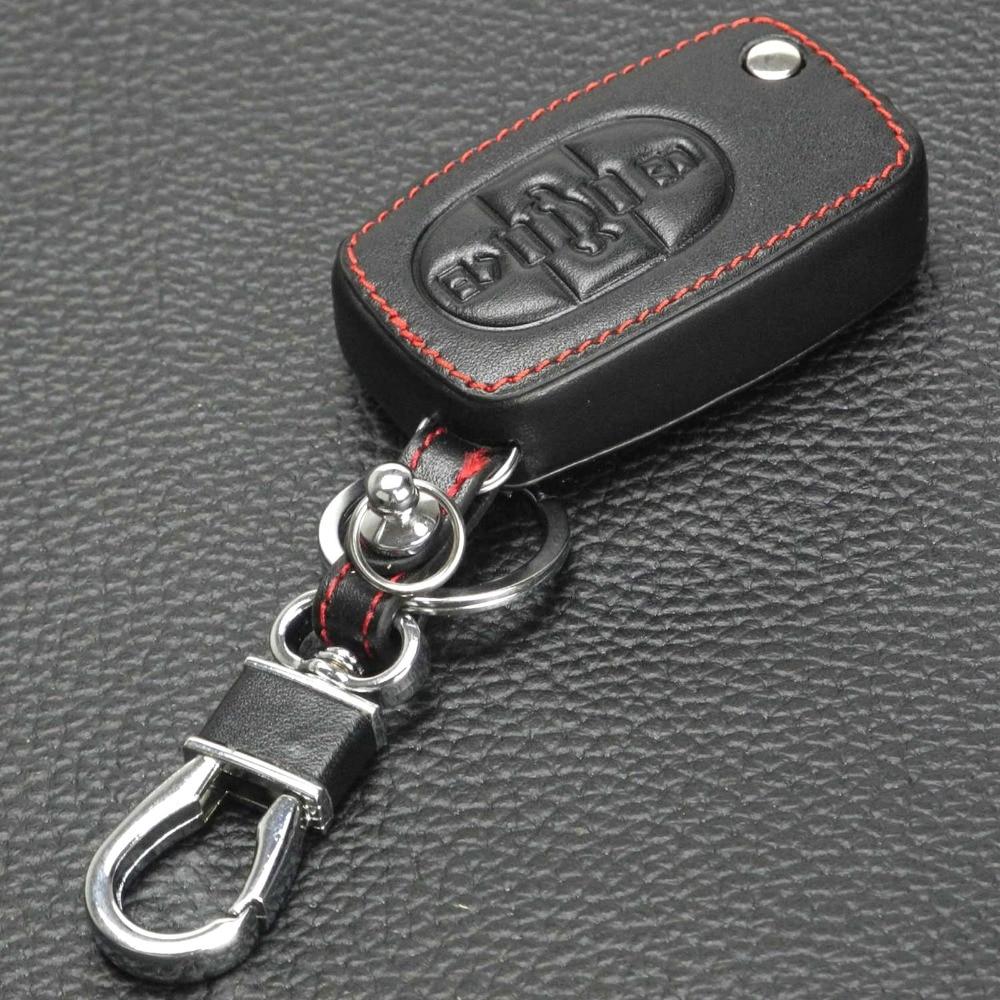 Husă din piele pentru chei de mașină pentru A2 A3 A4 A6 A8 Tt pentru Vw Passat Jetta Golf Beetle 3btn Flip Folding Protect