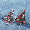 Kristallkragen Brosche Weihnachtsmann Bunter Schmuck Baum Vintage Strassnadel Weihnachtsbaum Brosche