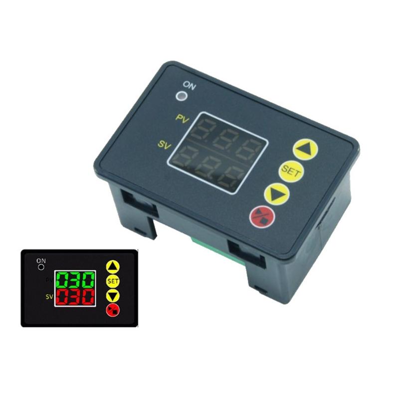 12V 24V 110V-220V LED Digital Time Delay Module Countdown Timer Relays 0-999s/min/hour Open Timer Control Module