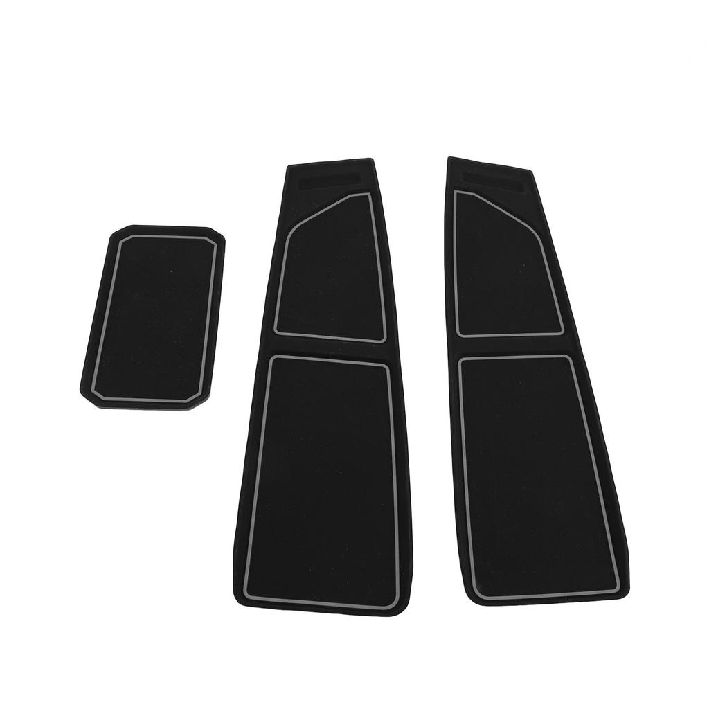 3 pièces   Plateau de couverture Silicone Antidérapant  plaque Compartiments Tapis Intérieur   Tapis de Protection pour   2021 à 2024