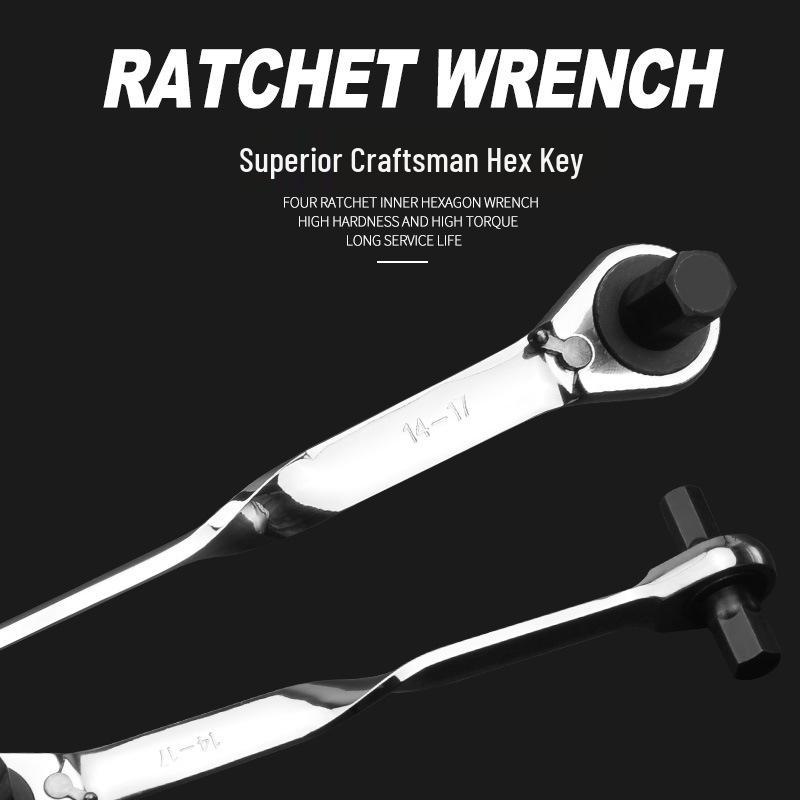 Craftsman 4-Way Ratcheting Hex Key Wrench with Hexagonal Handle