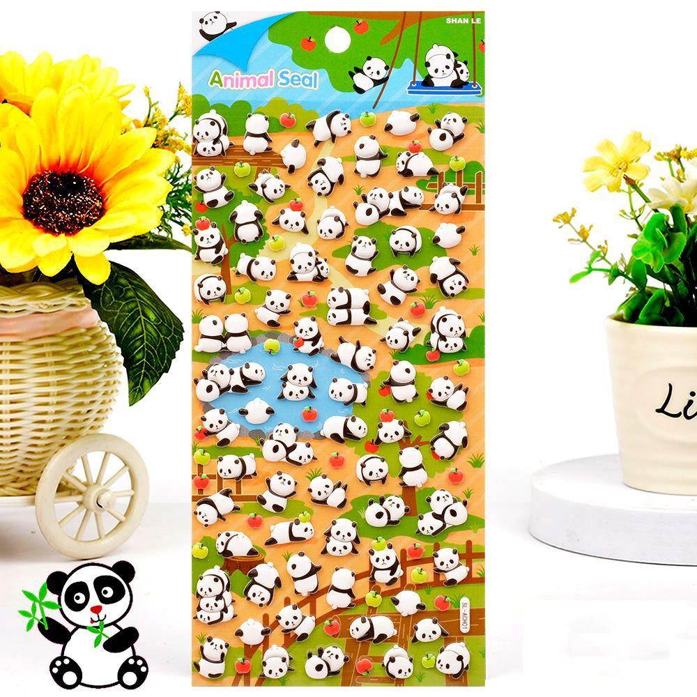 1 stk Kawaii Søt Liten Skum 3D Dekorativt Dyr Skrivesaker Klistremerker Scrapbooking DIY Dagbok Album Klistremerke