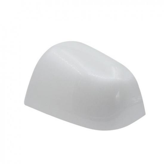 Driver side For Tesla Model y Pearl White Rear View Side Mirror Cover skull cap
