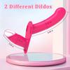 Double Head Artificial Penis Wearable Electric Strapon Vibrator For Lesbian Vibrating Sex Toys Strap On Belt Dildos For Girl