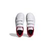 adidas Neo ADVANTAGE Lifestyle Court Low Top Kids' Skateboarding Shoes White Red Children Aged 3 7 Years Old H06212