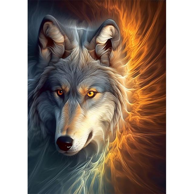 Golden Glowing Animal On Black Background Prints Poster Canvas Painting Modern Wall Art Pictures Living Room Bedroom Home Decor