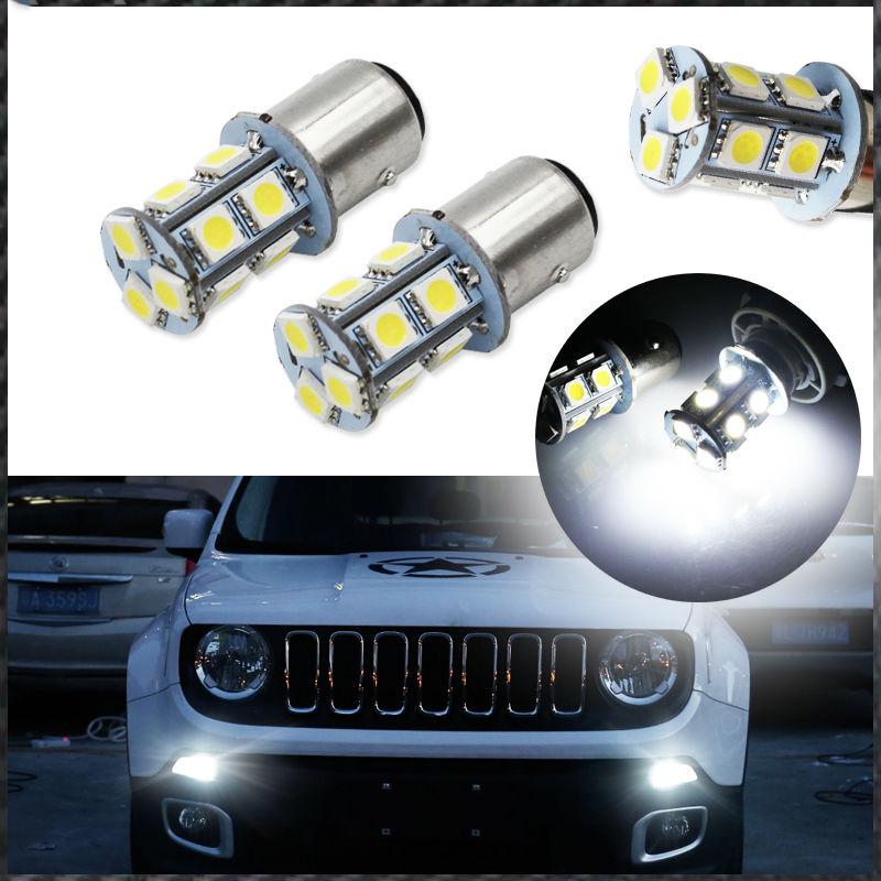 IJDM Super White 13SMD LED Światła do jazdy dziennej Fit 2015 Jeep