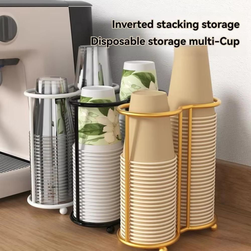 Cup Organizier Disposable Cup Picker Plastic Cup Holder Desktop Cup Storage Rack