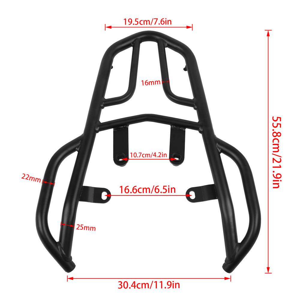 Rear Side Saddle Bag Box Motorcycle Luggage Rack With Handle Grip For CFMOTO MT650 650 MT 650MT Holder Cargo Shelf Mount Bracket