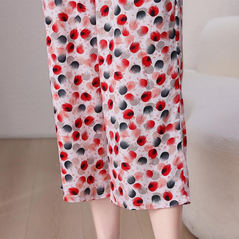 Elegant Women's Pants Sets Summer Vintage Clothes Casual Plus Size 2 Piece Sets