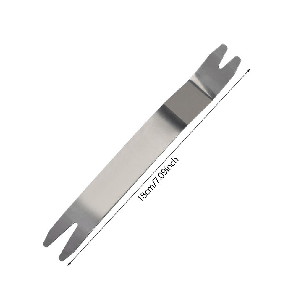 Stainless Steel Scraper Ultra Sharp Scrapers Remove Residue from Steel Aluminum and More Ends Offer Extra Leverage Car Tool