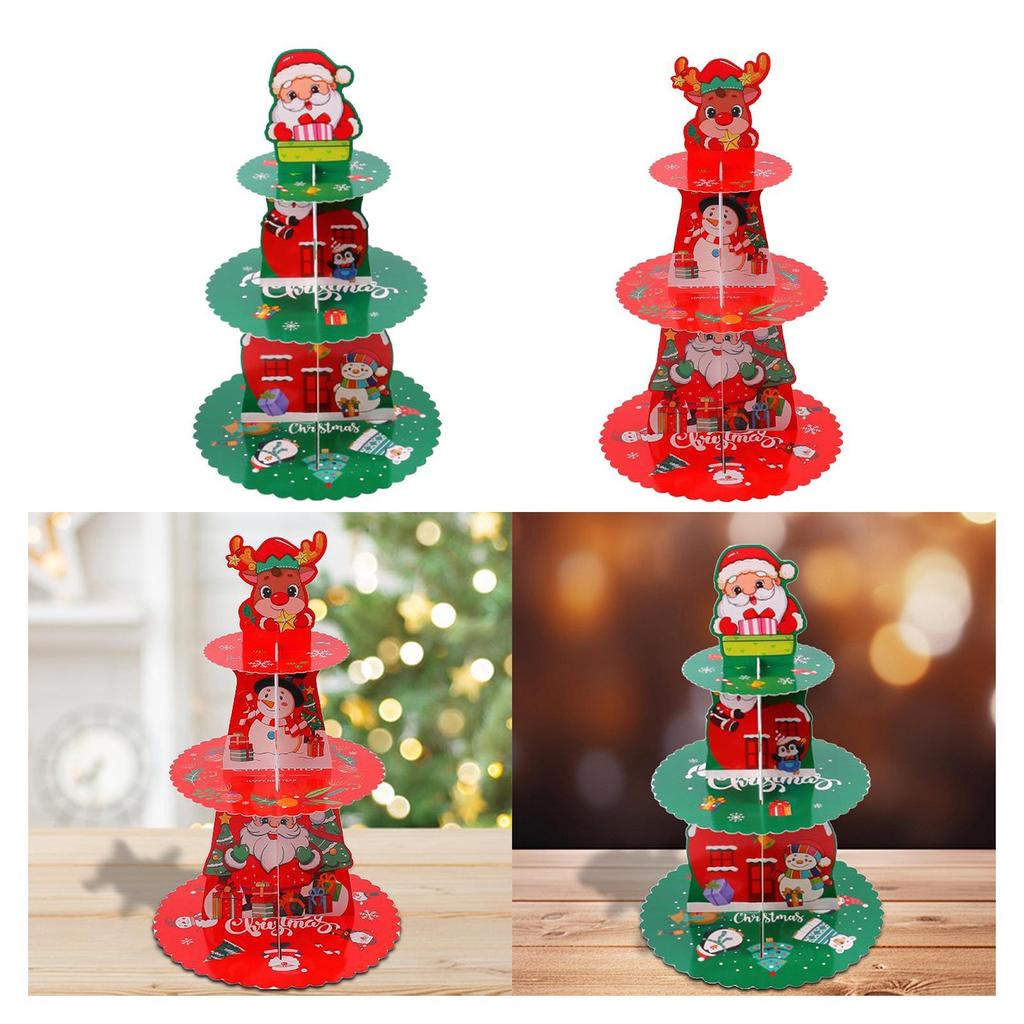 Christmas Dessert Stand Cake Stand for Party Supplies Baby Showers Halloween