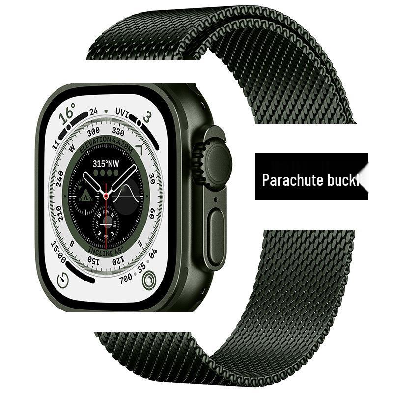 Original Milanese Steel Strap for Apple Watch Ultra2, iWatch10