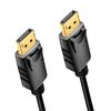 DisplayPort 1.2 DP M/M Cable 3m Black LogiLink 4K 60Hz UHD Shielded Gold-Plated Multi Stream Audio Video
