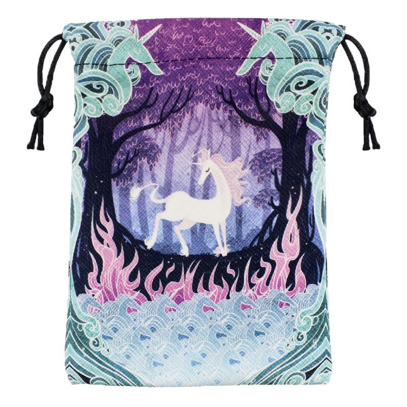 Tarot Storage Bag Colorful Printing Tarot Drawstring Storage Pouch 13x18cm Tarot Organizer Gift Bag Jewelry Pouch for Game Stone