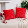 Valentinstag Große Liebe Kissenbezug, Dreidimensionaler Plüsch, Solides Gefühl, Bequem und Hautfreundlich, Kissenbezug für Heimatmosphäre