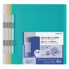 KOKUYO Flat PP File, (Polypropylene), Grassel, A4, 4-Color Assortment, Fu-GLBP10X4