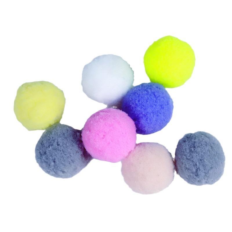 Cat Toys Self-Hi Mute Ball Plush Elastic Cat Toy Play Resistant Teeth Grinding Soft Cat Toy