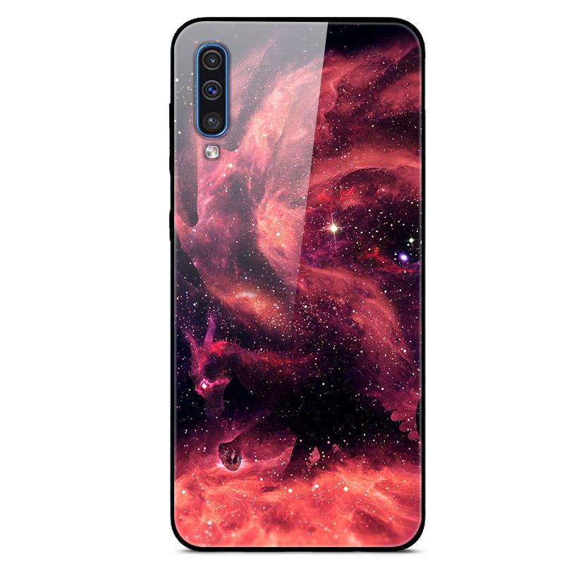 6.4" For Samsung Galaxy A30s A51 A50 Case A 30s Glass Back Cover Case For Samsung A30s A50 A70 A51 Case A 30 s A 51 Case Bumper