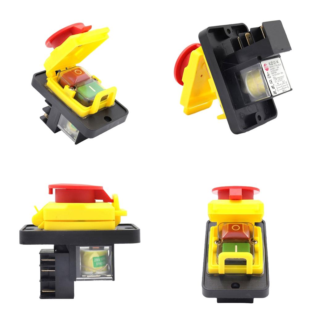 KJD12-14 6-Pin Electromagnetic Circuit Breaker Switches Electromagnetic Protection Switches Reliable Power Protections