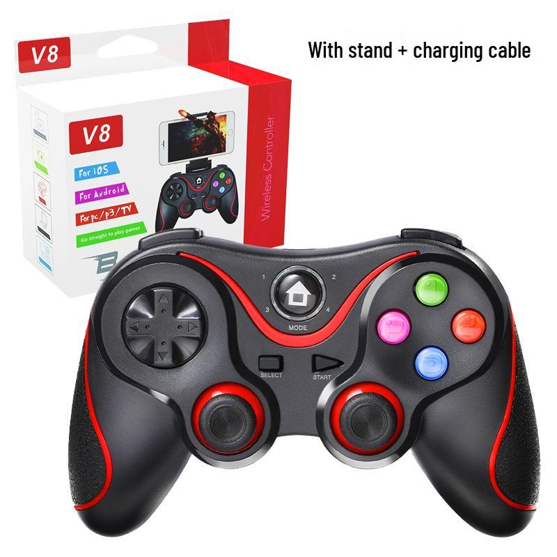 

Multi-Platform Wireless Mobile Game Controller for iOS, Android, Switch, P3, and P4 - V8 V13 X3 T3