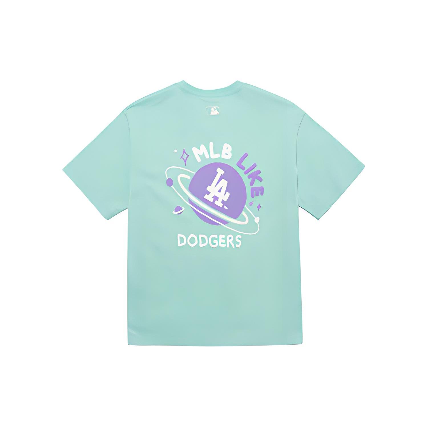MLB T Shirts Unisex Mint Crew Neck Moderate Straight Fit 3ATSE1223-07MTL L