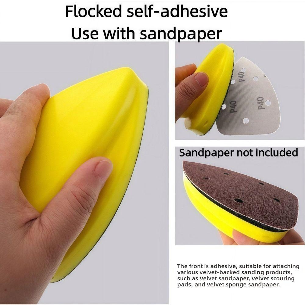 Triangle Manual Grinding Disc Self-adhesive Sandpaper Grinding Disc Wood Sanding