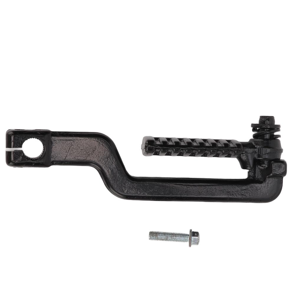 Pedală de pornire cu picior pentru scuter, ansamblu din oțel negru cu șurub pentru motor GY6 506080CC