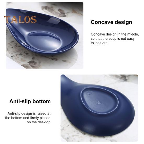 2Pcs Spoon Rest for Stove Top Durable Plastic Spoon Holder Kitchen Utensils Holder Easy To Clean Spoon Mat Compact Size Ladle Holder Stylish Look