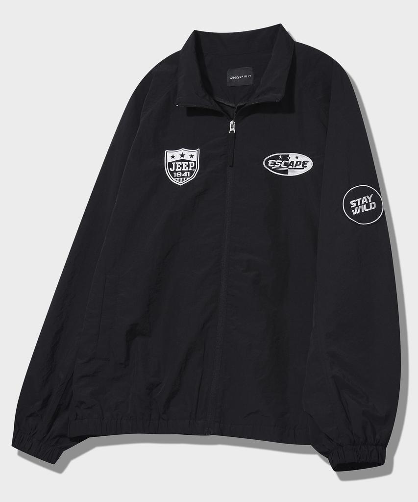 Jeep Rush Nylon Racing Jersey Zip-Up (Jq5Jpu202Bk)