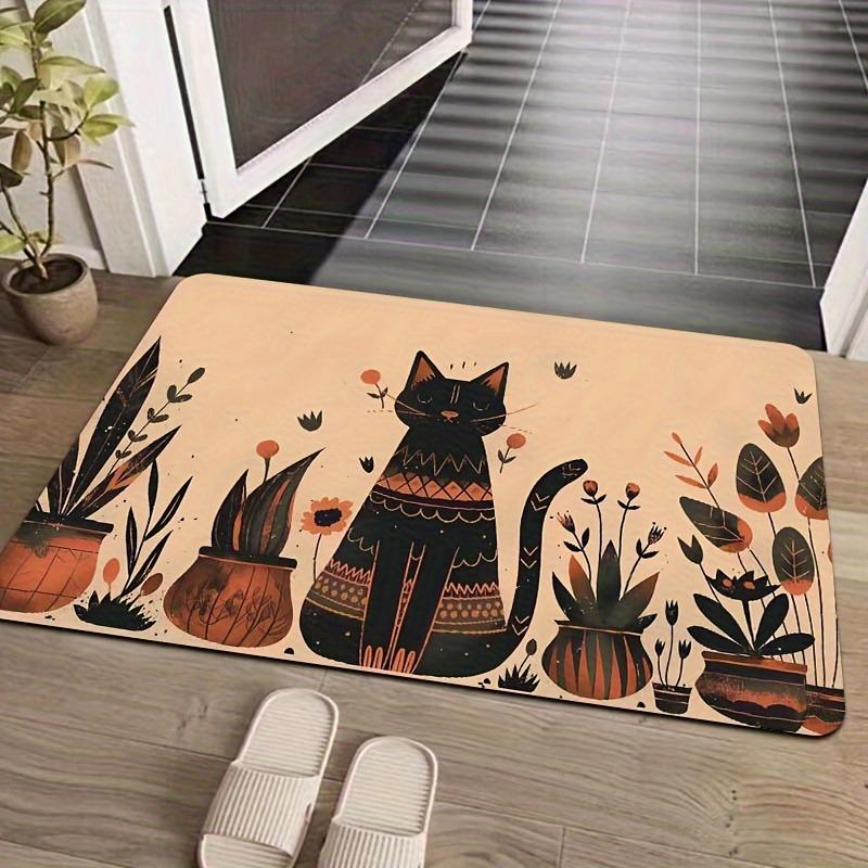 1 Stück Making Memories Charactor Fußmatten Küchenteppiche Rutschfest Pop Wohnzimmerteppiche Badematte Teppich für Zuhause Spüle Wäsche Dekor