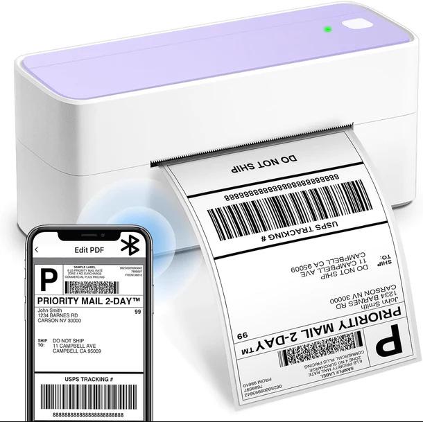 Phomemo Express Printer: Portable Wireless Thermal Label Maker, Inkless and Mobile Phone Compatible.