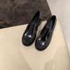 NEW Female Shoes Women Mary Janes Round Toe Flats Loafers Oxfords Platform Casual Buckle Ladies Heels Black
