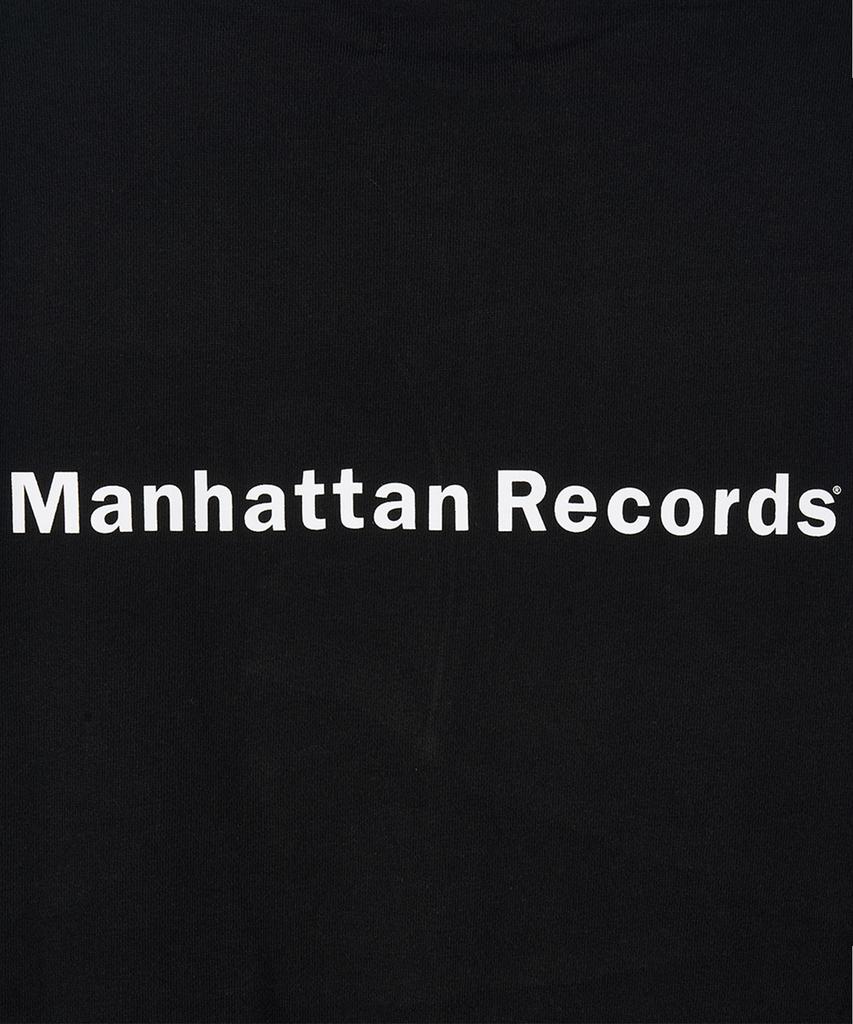 Manhattan Records Classic Logo Zip Up Hoodie - Black