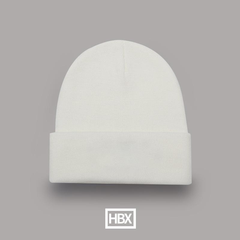 Gestrickte Mützen für Männer im Winter Modische und vielseitige Wollmützen für Herbst und Winter Warme Melonenmützen Kalte Mützen für Frauen