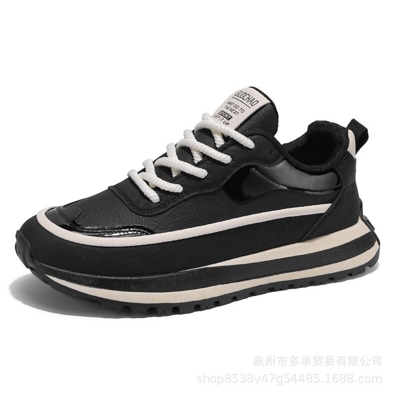 

Light and comfortable low-top soft-soled cushioning sneakers outdoor street casual dad shoes 39 чёрный