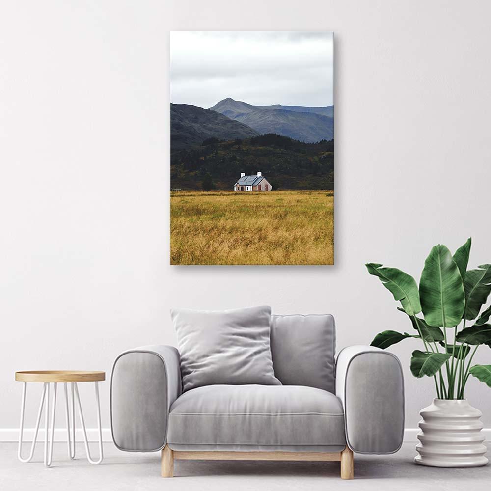 Canvas Print Mountain Home Landscape Nature
