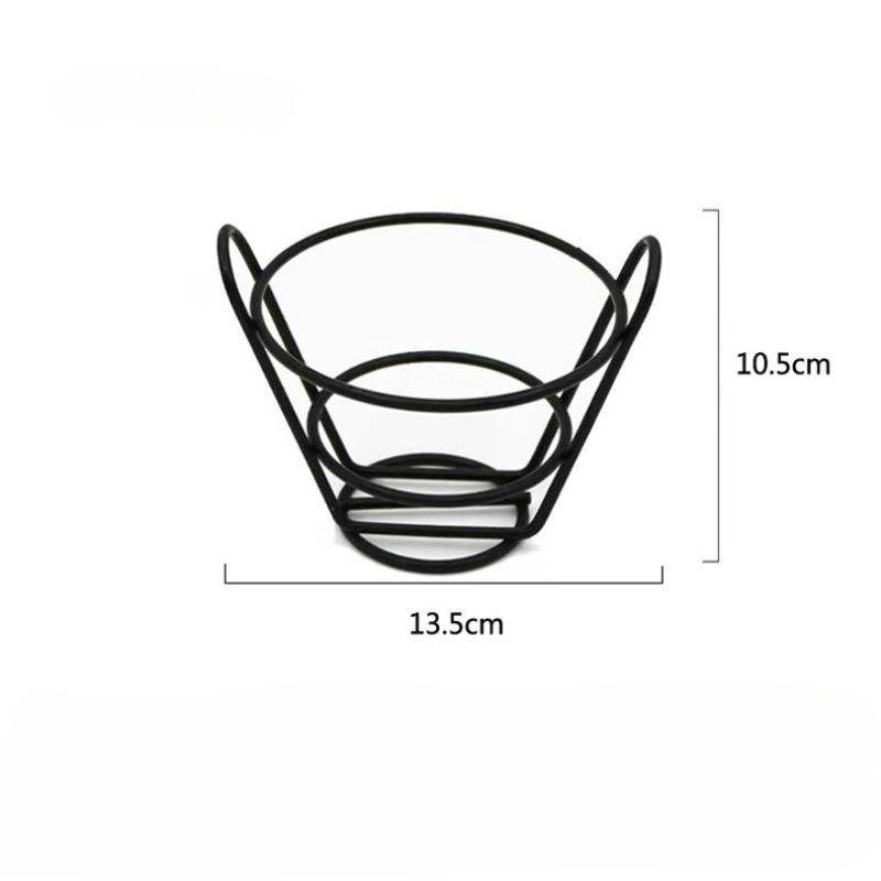 

Американская Кухонная Утварь Корзина для Картофеля Фри, Корзина для Закусок, Корзина для Жареных Закусок, Корзина для Крылышек с Двойными Ручками Черная Маленькая Корзина для Картофеля Фри, Стойка для Хранения Продуктов Pack of 1