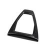 Carbon fiber style central control manual gear shift panel trim for Ford Mustang