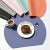 Silicone Placemats, Non-Slip Waterproof Dining Table Mat, Heat-Resistant Kitchen Placemat for Dining Room, Coffee Table, Countertop