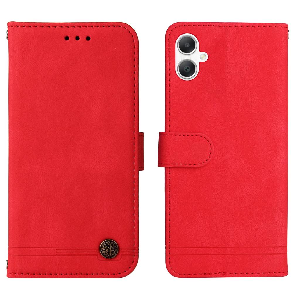 For Samsung Galaxy A07 4G/A06 4G/A06 5G Leather Wallet Cases Skin Touch Phone Cover Stand with Strap