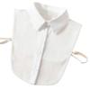 Women's Chiffon Half-Shirt Decorative Collar for Professional or Casual Wear