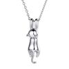 2024 New Cat Moon Stone Chokers Necklace Sparkling Colorful Rhinestone Pendant Necklaces for Women Fashion Gothic Jewelry Gifts