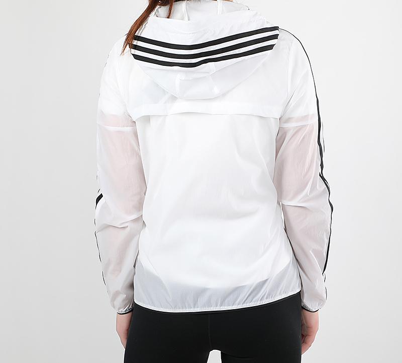adidas Jackets Women's White Hooded Moderate Other FT2881